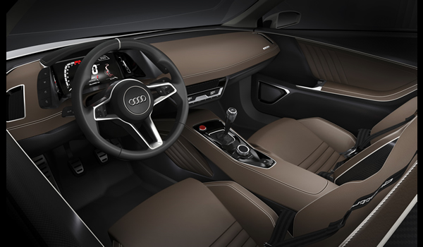 Audi Quattro concept 2010 interior